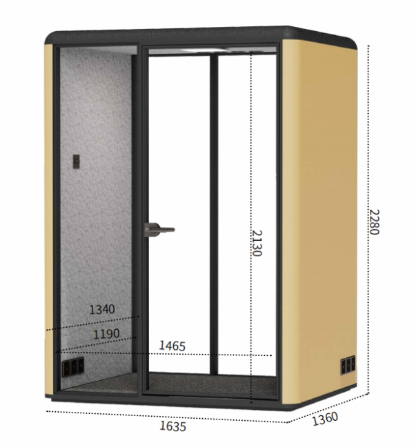 Silent Box Phone Booth-2 (Double)